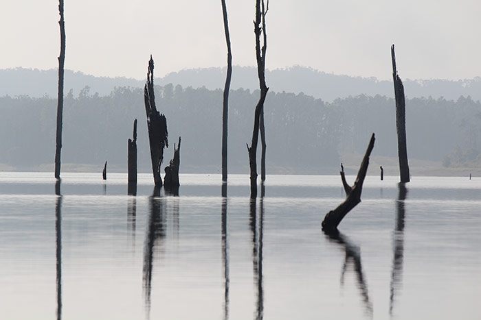 Ruinen im Wasser