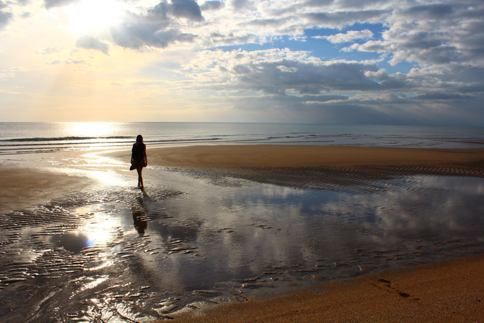 Licht am Strand